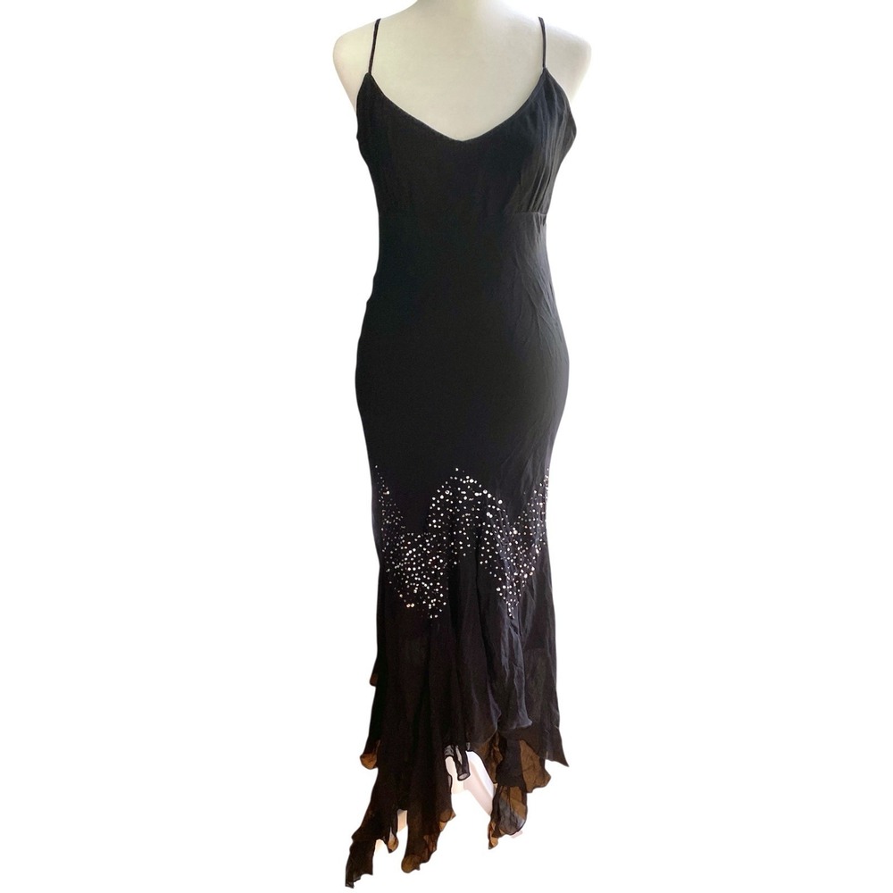 Vintage Jessica Y2K Whimsigoth Asymmetric Dress‎ Size 10 Fairy Grunge Witchy